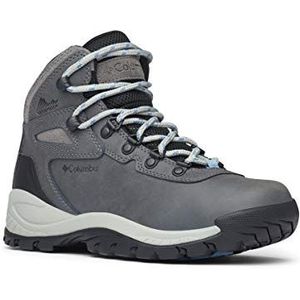 Columbia Newton Ridge Plus enkelhoge Wandelschoenen voor Dames, Grijs (Quarry/Cool Wave), 37 EU