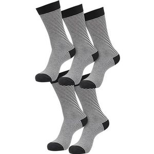Urban Classics Uniseks sokken, zwart/wit zand, 43-46 EU