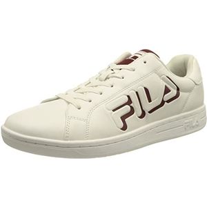 FILA Crosscourt 2 Nt Logo Low Sneakers voor heren, Witte Tawny Port, 40 EU