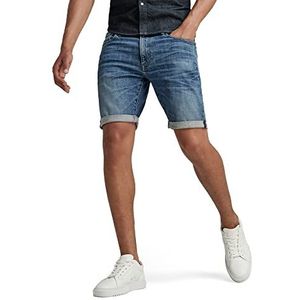 G-STAR Raw Shorts 3301 Slim Denim Shorts voor heren, Blauw (Faded Cascade D17418-c051-c606), 36W