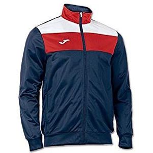Joma Chaqueta Crew Verde Sweatshirt Unisex, Marino-rood, XXS