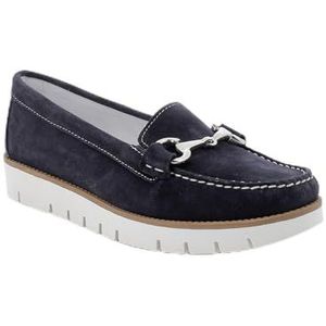 fat brain co D.MARYLU ENVAL, mocassins voor dames, marineblauw, 41 EU, Marine., 41 EU