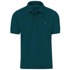 Trigema - Poloshirt - Saffier - 100% Katoen - Korte Mouwen