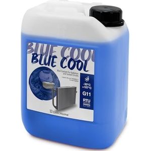 ErrecHome Blue Cool, Blue Coolant and Antifreeze -30°C/+107°C, Formulation with Nap Free inhibitor package, G11, Ready to Use, 5 Litre