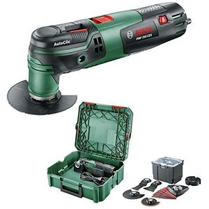 Bosch PMF 220 CE Multifunctioneel gereedschap, 220 Watt, in koffer, Groen