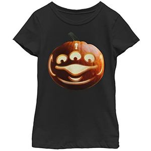 Disney Pixar Toy Story Aliens Face Halloween Girls Standard T-shirt, zwart, XS, zwart, XS