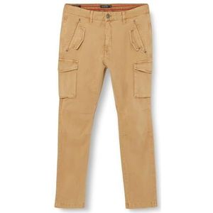 Gianni Lupo Casual broek voor heren, Kameel, 48 NL