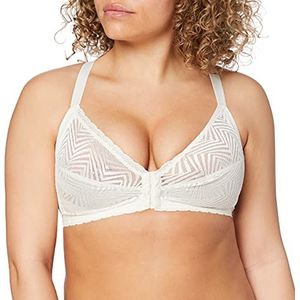 Playtex Damesbeha zonder beugel, ideale houding, ondersteuning en elegantie, 1 stuk, Parelmoer, 80B