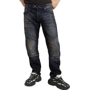 Moto Cross 3D Slim Jeans, Blauw (Worn in Mountainous Desert Destroyed D25364-c051-g753), 31W / 32L