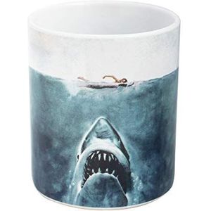 Joy Toy Jaws - De witte haai keramische mok, keramiek, kleurrijk, 1 stuk
