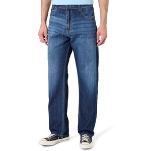 7 For All Mankind Moderne rechte teak, Donkerblauw, 33W