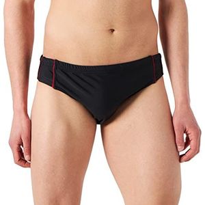 Haute pression Zwembroek voor heren, Zwart/Rood, 46