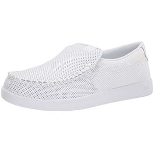 DC Heren Villain Slip On Low Top Slipper Casual Sneaker Schoen, Wit, 44 EU