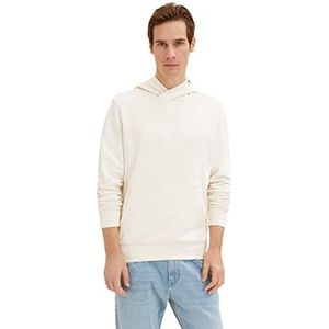 TOM TAILOR Uomini Sweatshirt 1035565, 18592 - Vintage Beige, L