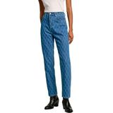 Pepe Jeans - Uhw Diamond - Jeans - Blauw - Rechte Pasvorm - Hoge Taille