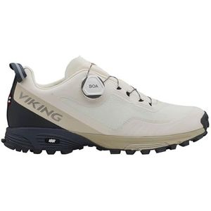 Viking - Anaconda Light V GTX Boa - Wandelschoenen - Beige/Crèmekleurig/Koolstofgrijs - 100% Waterdicht - Lichtgewicht - Rubberen Buitenzoal