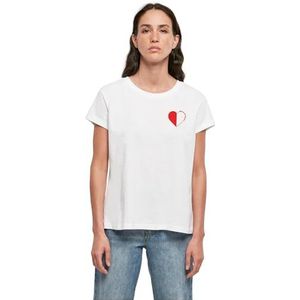 Days Beyond - Queen of Hearts Dames T-shirt - Wit