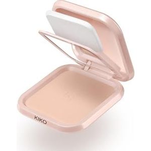KIKO Milano Skin Lover Refining Face Powder Foundation 03, Compacte, Hydraterende En Egaliserende Poederfoundation