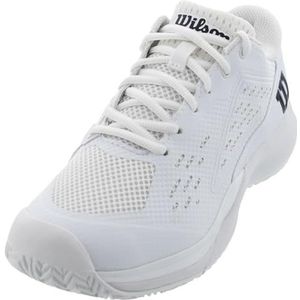 Wilson Dames Rush Pro Ace tennisschoen, wit/wit/zwart, 8 UK, Wit Wit Zwart, 42 EU