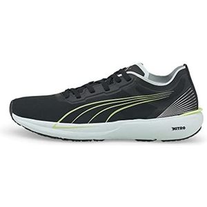 PUMA Dames Liberate Nitro WNS hardloopschoen, Puma Zwart Nitro Blauw, 38.5 EU