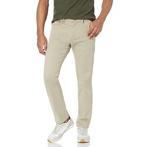 Amazon Essentials Men's Spijkerbroek met atletische pasvorm, Licht kaki-bruin, 36W / 31L