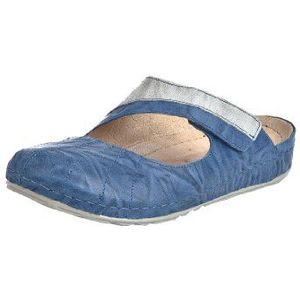 Dr. Brinkmann Dames 700737 slippers, blauwe jeans grijs 5, 42 EU