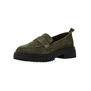 ESPRIT Modieuze Chunky Penny Loafer, 350/Khaki Green, 39 EU, 350 kaki groen, 39 EU