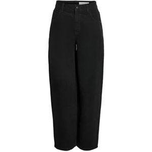 Noisy May - Hazal Barrel Vi606bl - Hoogzittende Jeans - Zwart