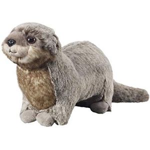Bauer Spielwaren ""Jouw dieren met hart"" Otter staand: klein knuffeldier om te knuffelen en lief te hebben, ideaal als cadeau, 27 cm, bruin (12518)