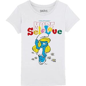 Les Schtroumpfs GISMURFTS010 T-shirt, wit, 8 jaar, Wit, 8 Jaren