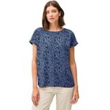 Blouse - Gevoerde Zoom - Viscose - All-over Patroon - Normale Pasvorm