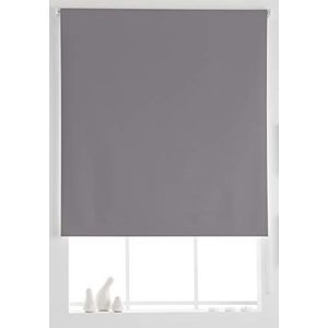 Estoralis DRACARYS rolgordijn niet-lichtdoorlatend, polyester, grijs, 130 x 230 cm