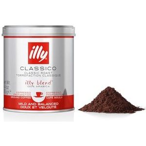 illy Gemalen koffie voor espresso INTENSO, intensief roosteren - 125 g blik (1 stuks)