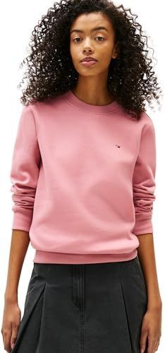 Tommy Jeans - TJW REG S FLAG CREW - Pullover Sweatshirt - Roze