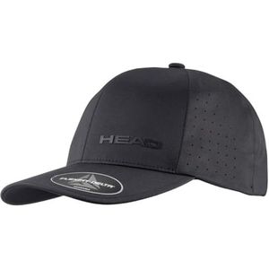 HEAD Unisex Adult Delta Flexfit Cap, zwart, One Size