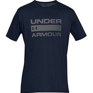 Under Armour - Team Issue Wordmark - Herenoverhemd - Blauw - Korte Mouwen