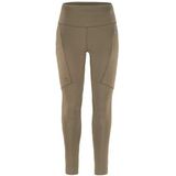 Fjällräven - Abisko - Legging - Suede Brown - Stretchmateriaal - 7/8-lengte