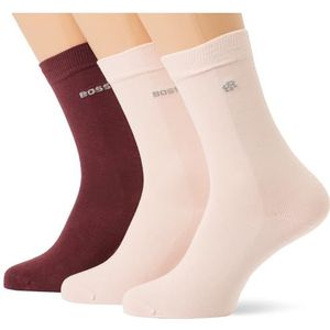 BOSS - GiftShine - Sokken - Ecru - Grijs - Rosa - Bordeaux - 4 Pack