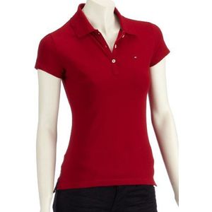 Tommy Hilfiger Stretch PQ Fitted Polo S/S 1M60234111 dames T-shirt