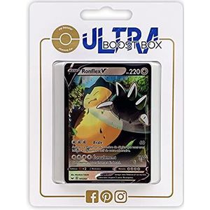 Ronflex V 141/202 Ultraboost X zwaard en schild 1-10 Franse Pokémon-kaarten