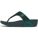 Fitflop Lulu Glitterball teenslippers voor dames, Groen, 40 EU