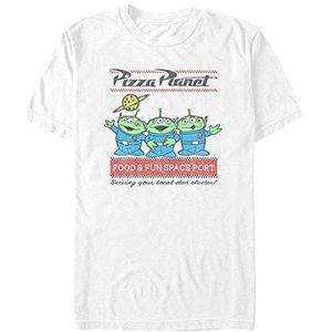 Disney Toy Story 1-3 - Pizza Planet Surf Unisex Crew neck T-Shirt White XL