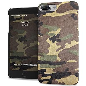 i-Paint 211002 beschermende afdekking achter voor iPhone 7 Plus, camouflage