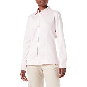 HUGO Dames The Fitted Shirt Blouse, Licht/Pastel Pink688, Slim Fit