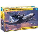 1:72 Zvezda 7321 American Heavy Transport Plane C-130H - Hercules Plastic Modelbouwpakket