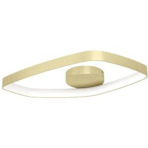 EGLO Vallerosa Plafondlamp - LED - 58 cm - Goud/Wit - Dimbaar - Staal