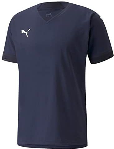 PUMA - TeamFINAL - Sportshirt - V-hals - Zwart