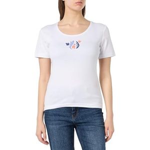 Armor Lux T-shirt met korte mouwen, Wit Serie Koraal zeewier, XXL