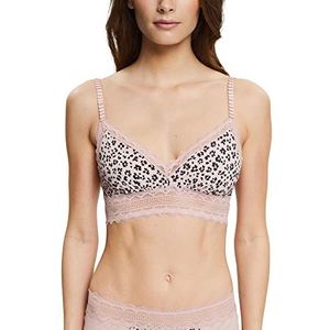 ESPRIT Dames Valentine Printed RCS Soft Bra BH, Oud Roze 3, XS