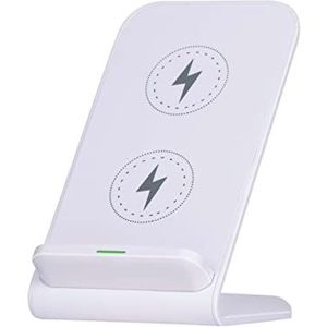 Grundig Qi Lader - Draadloos Opladen 10W - Telefoonhouder - Wit